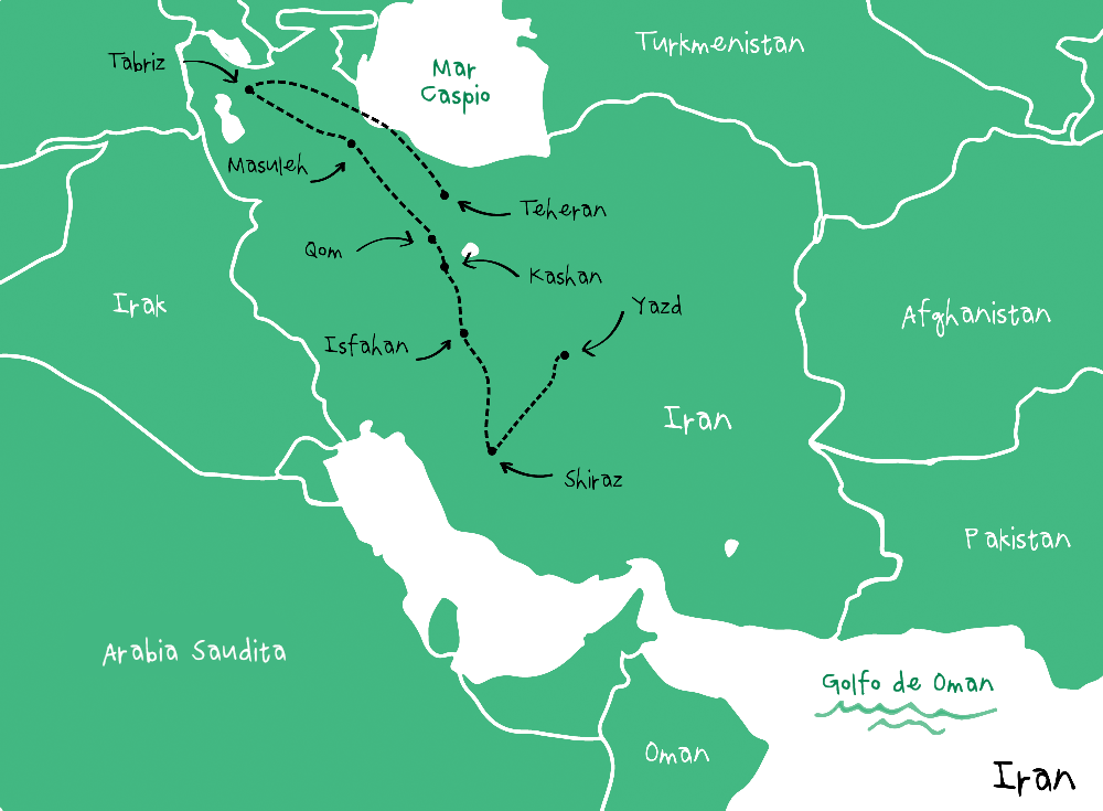 Ruta Iran